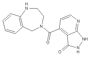 4-(1,2,3,5-tetrahydro-1,4-benzodiazepine-4-carbonyl)-1,2-dihydropyrazolo[3,4-b]pyridin-3-one