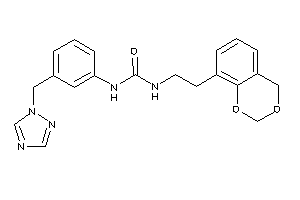 1-[2-(4H-1,3-benzodioxin-8-yl)ethyl]-3-[3-(1,2,4-triazol-1-ylmethyl)phenyl]urea