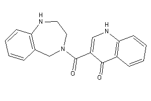 3-(1,2,3,5-tetrahydro-1,4-benzodiazepine-4-carbonyl)-4-quinolone