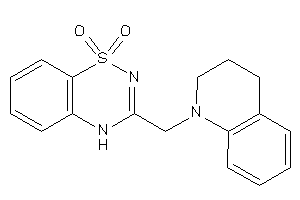 3-(3,4-dihydro-2H-quinolin-1-ylmethyl)-4H-benzo[e][1,2,4]thiadiazine 1,1-dioxide