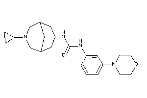 1-(7-cyclopropyl-7-azabicyclo[3.3.1]nonan-9-yl)-3-(3-morpholinophenyl)urea