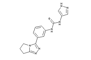 1-[3-(6,7-dihydro-5H-pyrrolo[2,1-c][1,2,4]triazol-3-yl)phenyl]-3-(1H-pyrazol-4-yl)urea