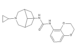 1-(7-cyclopropyl-7-azabicyclo[3.3.1]nonan-9-yl)-3-(2,3-dihydro-1,4-benzodioxin-5-yl)urea