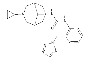 1-(7-cyclopropyl-7-azabicyclo[3.3.1]nonan-9-yl)-3-[2-(1,2,4-triazol-1-ylmethyl)phenyl]urea