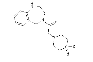 2-(1,1-diketo-1,4-thiazinan-4-yl)-1-(1,2,3,5-tetrahydro-1,4-benzodiazepin-4-yl)ethanone