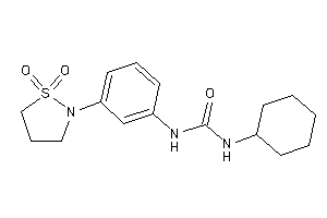 1-cyclohexyl-3-[3-(1,1-diketo-1,2-thiazolidin-2-yl)phenyl]urea