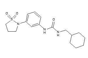 1-(cyclohexylmethyl)-3-[3-(1,1-diketo-1,2-thiazolidin-2-yl)phenyl]urea