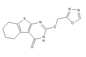 2-(1,3,4-oxadiazol-2-ylmethylthio)-5,6,7,8-tetrahydro-3H-benzothiopheno[2,3-d]pyrimidin-4-one