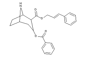 Image of 3-benzoyloxy-8-azabicyclo[3.2.1]octane-2-carboxylic Acid Cinnamyl Ester