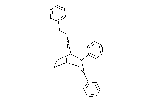 8-phenethyl-2,3-diphenyl-8-azabicyclo[3.2.1]octane