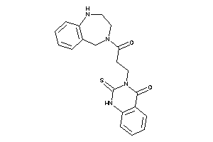 3-[3-keto-3-(1,2,3,5-tetrahydro-1,4-benzodiazepin-4-yl)propyl]-2-thioxo-1H-quinazolin-4-one