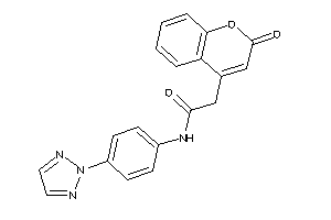 2-(2-ketochromen-4-yl)-N-[4-(triazol-2-yl)phenyl]acetamide