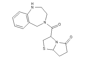 3-(1,2,3,5-tetrahydro-1,4-benzodiazepine-4-carbonyl)-3,6,7,7a-tetrahydro-2H-pyrrolo[2,1-b]thiazol-5-one