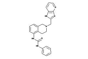 1-[2-(1H-imidazo[4,5-b]pyridin-2-ylmethyl)-3,4-dihydro-1H-isoquinolin-5-yl]-3-phenyl-urea