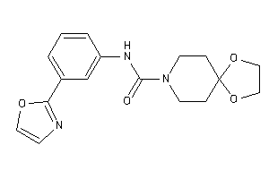 N-(3-oxazol-2-ylphenyl)-1,4-dioxa-8-azaspiro[4.5]decane-8-carboxamide