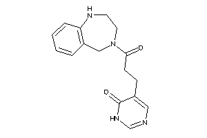 5-[3-keto-3-(1,2,3,5-tetrahydro-1,4-benzodiazepin-4-yl)propyl]-1H-pyrimidin-6-one