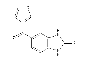Image of 5-(3-furoyl)-1,3-dihydrobenzimidazol-2-one