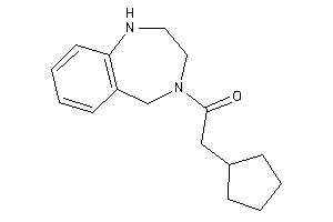 2-cyclopentyl-1-(1,2,3,5-tetrahydro-1,4-benzodiazepin-4-yl)ethanone