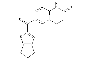 Image of 6-(5,6-dihydro-4H-cyclopenta[b]thiophene-2-carbonyl)-3,4-dihydrocarbostyril