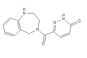 3-(1,2,3,5-tetrahydro-1,4-benzodiazepine-4-carbonyl)-1H-pyridazin-6-one