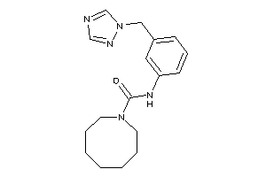 N-[3-(1,2,4-triazol-1-ylmethyl)phenyl]azocane-1-carboxamide