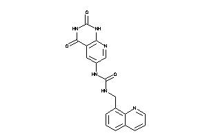 1-(2,4-diketo-1H-pyrido[2,3-d]pyrimidin-6-yl)-3-(8-quinolylmethyl)urea