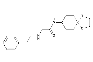 N-(1,4-dioxaspiro[4.5]decan-8-yl)-2-(phenethylamino)acetamide