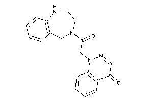 Image of 1-[2-keto-2-(1,2,3,5-tetrahydro-1,4-benzodiazepin-4-yl)ethyl]cinnolin-4-one