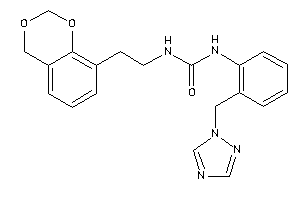 1-[2-(4H-1,3-benzodioxin-8-yl)ethyl]-3-[2-(1,2,4-triazol-1-ylmethyl)phenyl]urea