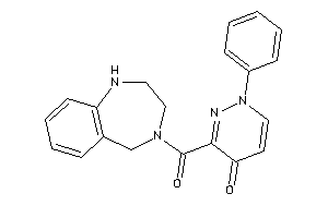 1-phenyl-3-(1,2,3,5-tetrahydro-1,4-benzodiazepine-4-carbonyl)pyridazin-4-one