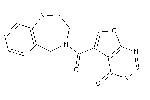 5-(1,2,3,5-tetrahydro-1,4-benzodiazepine-4-carbonyl)-3H-furo[2,3-d]pyrimidin-4-one