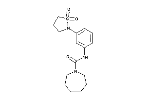 N-[3-(1,1-diketo-1,2-thiazolidin-2-yl)phenyl]azepane-1-carboxamide