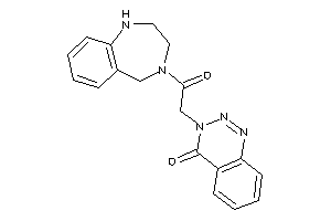 3-[2-keto-2-(1,2,3,5-tetrahydro-1,4-benzodiazepin-4-yl)ethyl]-1,2,3-benzotriazin-4-one