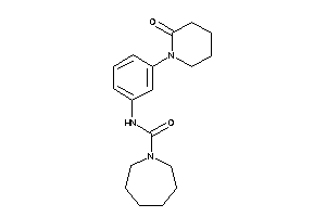 N-[3-(2-ketopiperidino)phenyl]azepane-1-carboxamide