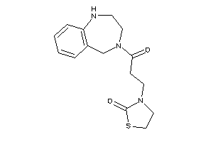 3-[3-keto-3-(1,2,3,5-tetrahydro-1,4-benzodiazepin-4-yl)propyl]thiazolidin-2-one