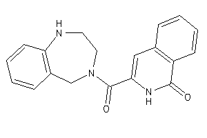 3-(1,2,3,5-tetrahydro-1,4-benzodiazepine-4-carbonyl)isocarbostyril