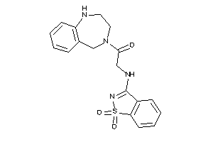 2-[(1,1-diketo-1,2-benzothiazol-3-yl)amino]-1-(1,2,3,5-tetrahydro-1,4-benzodiazepin-4-yl)ethanone