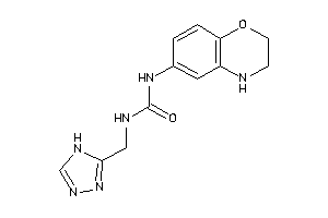 1-(3,4-dihydro-2H-1,4-benzoxazin-6-yl)-3-(4H-1,2,4-triazol-3-ylmethyl)urea