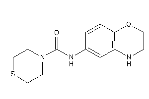 N-(3,4-dihydro-2H-1,4-benzoxazin-6-yl)thiomorpholine-4-carboxamide