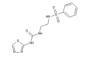 Image of 1-[2-(benzenesulfonamido)ethyl]-3-(1,3,4-thiadiazol-2-yl)urea