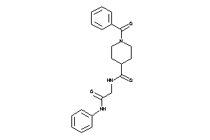 N-(2-anilino-2-keto-ethyl)-1-benzoyl-isonipecotamide