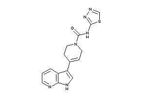 4-(1H-pyrrolo[2,3-b]pyridin-3-yl)-N-(1,3,4-thiadiazol-2-yl)-3,6-dihydro-2H-pyridine-1-carboxamide