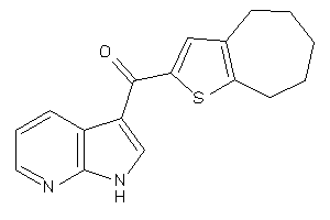 1H-pyrrolo[2,3-b]pyridin-3-yl(5,6,7,8-tetrahydro-4H-cyclohepta[b]thiophen-2-yl)methanone