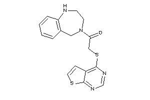 1-(1,2,3,5-tetrahydro-1,4-benzodiazepin-4-yl)-2-(thieno[2,3-d]pyrimidin-4-ylthio)ethanone