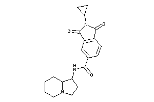 2-cyclopropyl-N-indolizidin-1-yl-1,3-diketo-isoindoline-5-carboxamide