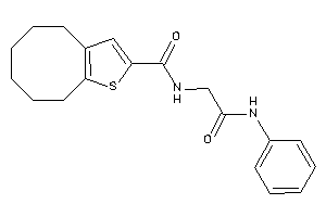 N-(2-anilino-2-keto-ethyl)-4,5,6,7,8,9-hexahydrocycloocta[b]thiophene-2-carboxamide