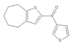 5,6,7,8-tetrahydro-4H-cyclohepta[b]thiophen-2-yl(3-thienyl)methanone