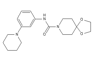 N-(3-piperidinophenyl)-1,4-dioxa-8-azaspiro[4.5]decane-8-carboxamide