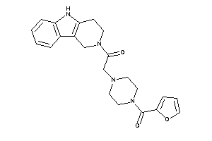 2-[4-(2-furoyl)piperazino]-1-(1,3,4,5-tetrahydropyrido[4,3-b]indol-2-yl)ethanone