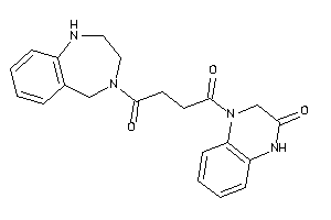 1-(3-keto-2,4-dihydroquinoxalin-1-yl)-4-(1,2,3,5-tetrahydro-1,4-benzodiazepin-4-yl)butane-1,4-dione